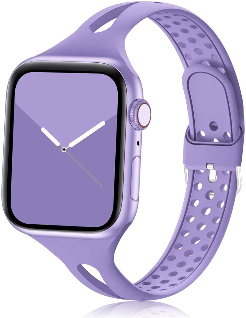 Slim Silicone Sport Strap for Apple Watch - Premium Apple Watch Accessories from Dressmycell.com - Just $15.00! Shop now at Dressmycell.com Slim Silicone Sport Strap for Apple Watch - Premium Apple Watch Accessories from Dressmycell.com - Just $15.00! Shop now at Dressmycell.com
